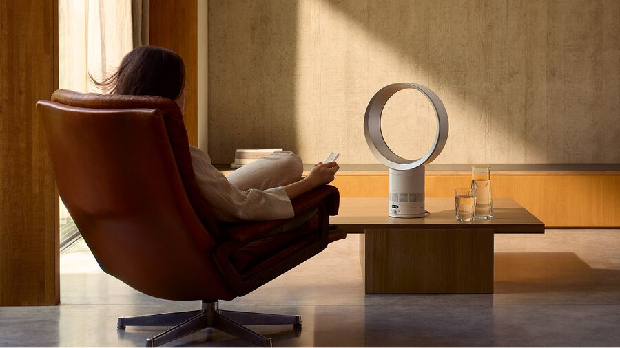 ventilatore da tavolo dyson cool cf1 biancoargento