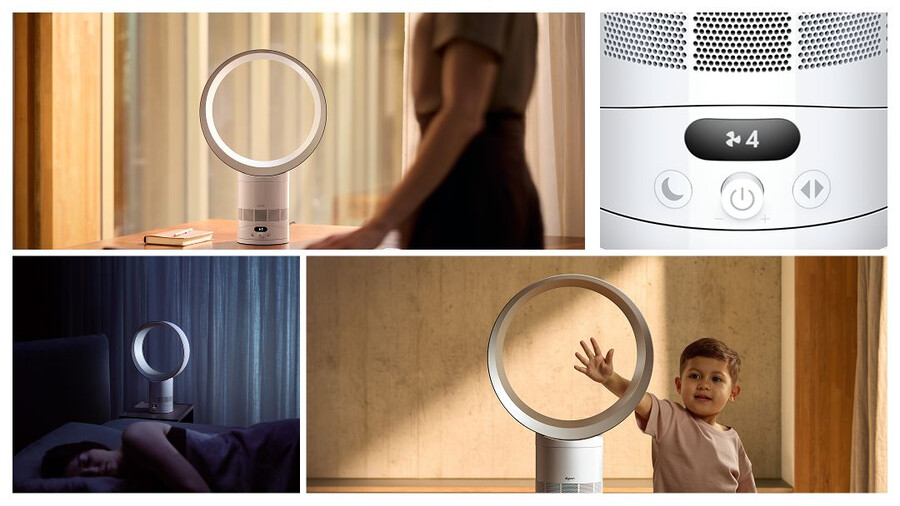 ventilatore da tavolo dyson cool cf1 biancoargento