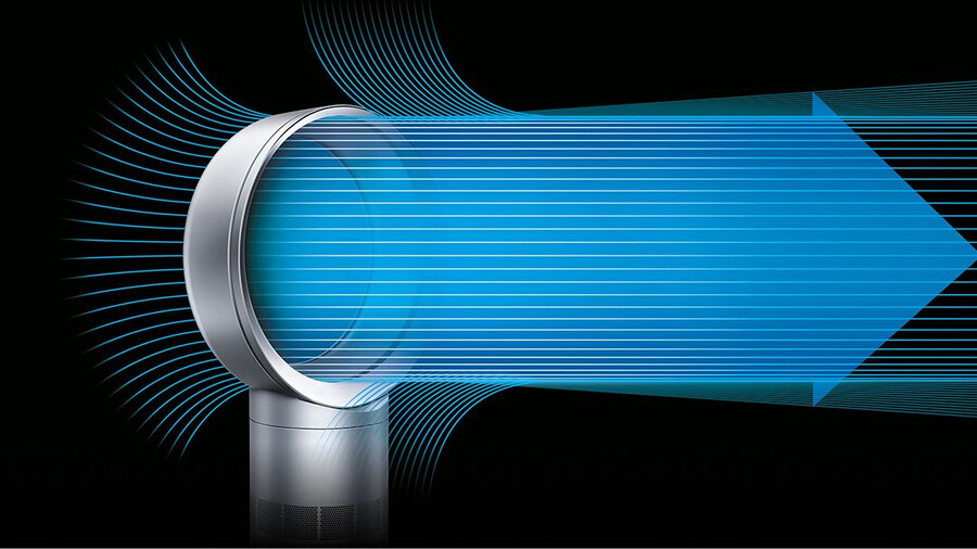 ventilatore da tavolo dyson cool cf1 biancoargento