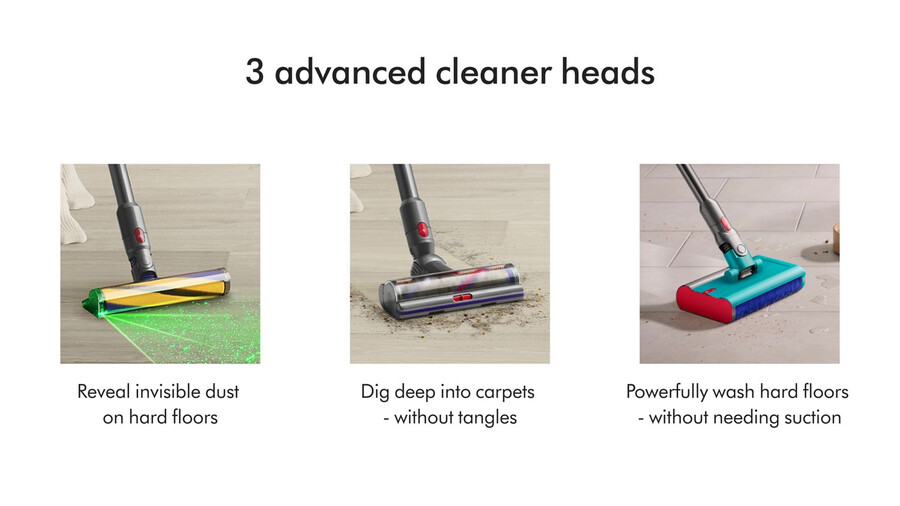 aspirapolvere dyson v15s detect submarine per liquidi e solidi