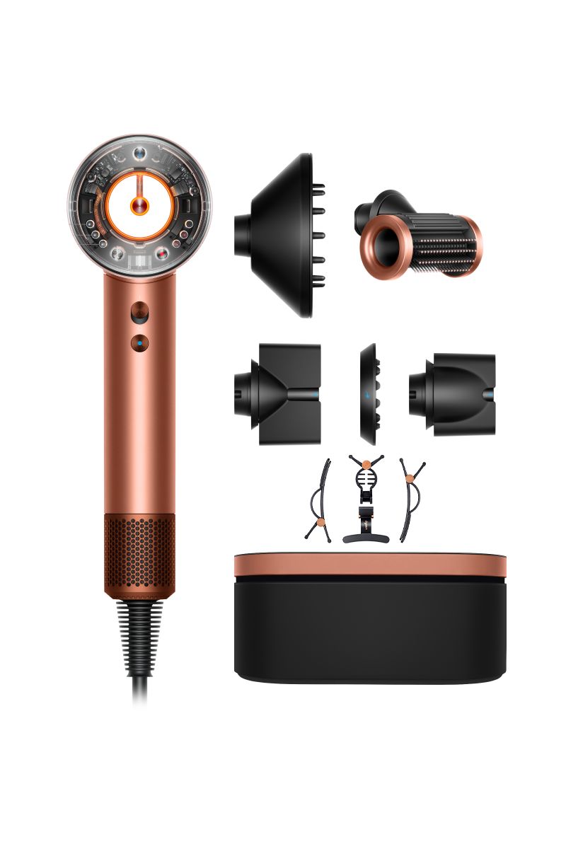 asciugacapelli dyson supersonic nural – lisciomosso seta ambrata